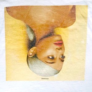 Ariana Grande Sweetener Medium White T-shirt